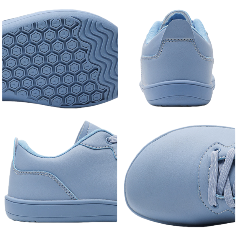 ユニセックス 本革 ワイド幅 スニーカー