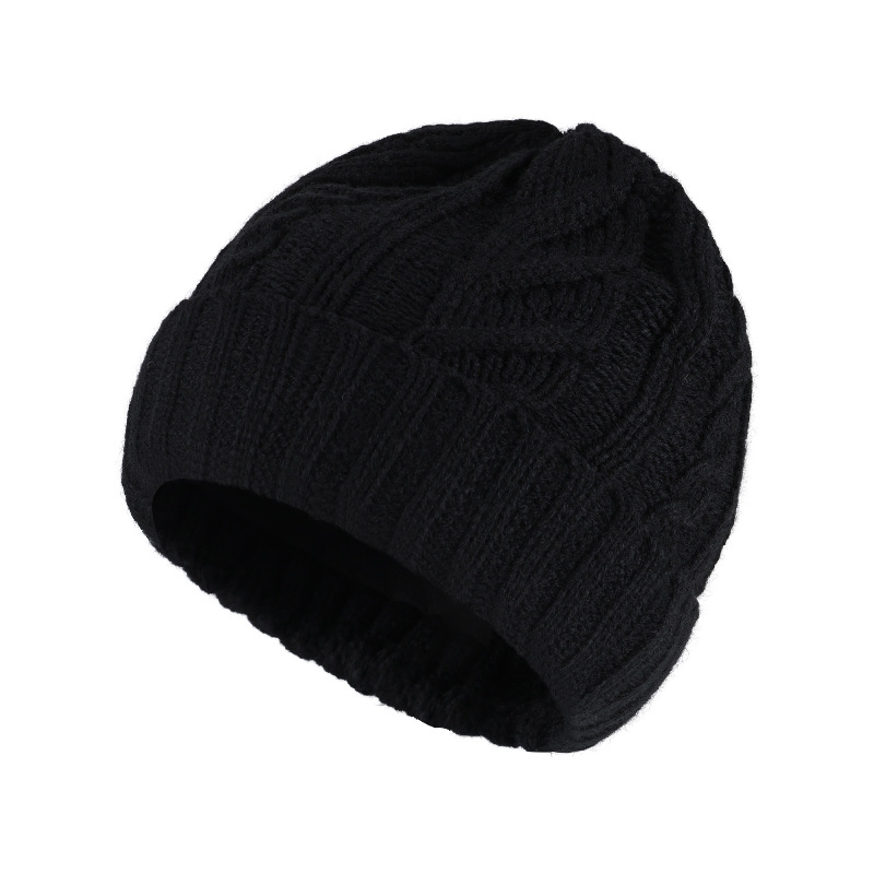メンズ 冬用 ウールニット 防寒ハット