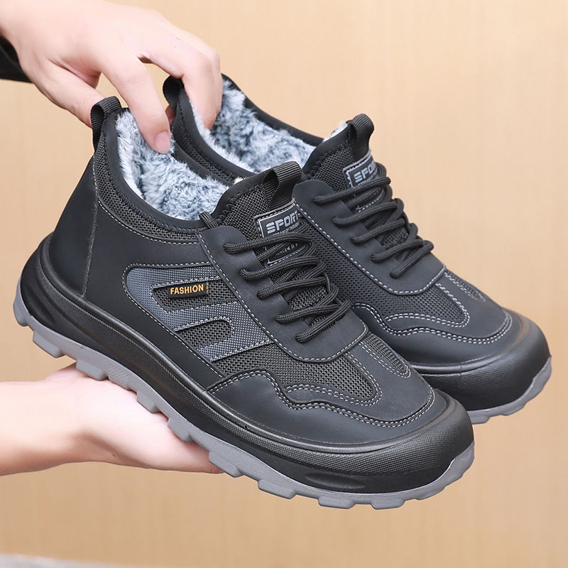 2025年新作 メンズ 保温裏起毛 アウトドア スポーツ スニーカー