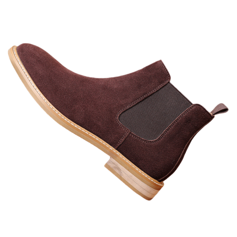 メンズ ブリティッシュ チェルシーブーツ 牛スエード