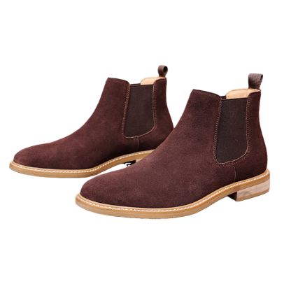 メンズ ブリティッシュ チェルシーブーツ 牛スエード