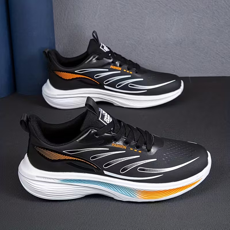 2026年新作 超軽量 EVA ソール ランニングシューズ メンズ 柔らかくて通気性抜群【冷やし貼り製法】