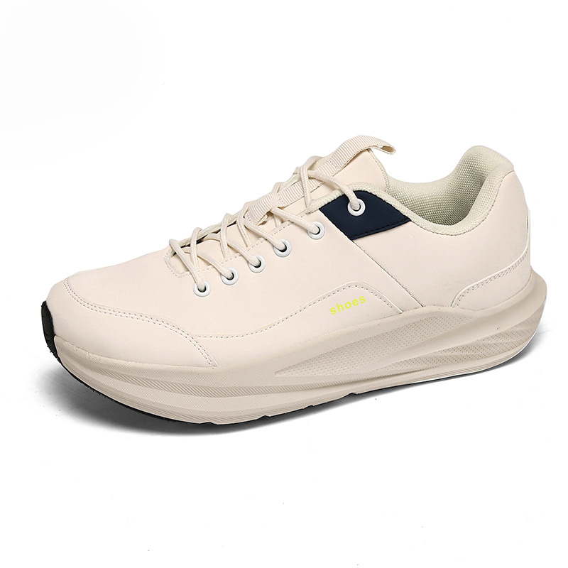 足を守る！メンズ 軽量 厚底 ワイド幅 シューズ 衝撃吸収 安定性抜群 オールシーズン対応