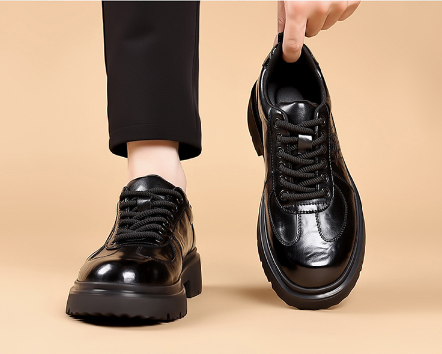 メンズ 厚底 ビッグトゥシューズ 〜欧美トレンド かっこいい 高見え〜