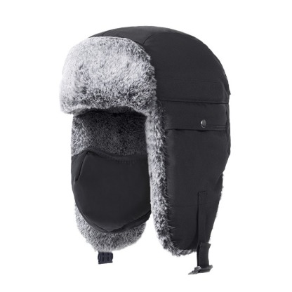 うさぎモチーフ 厚手 防寒 フライトキャップ