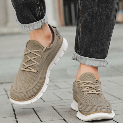 メンズ フライニット メッシュ スニーカー