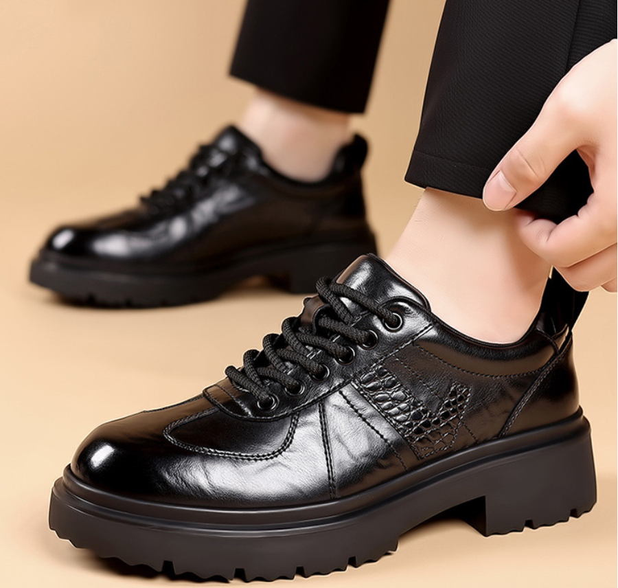 メンズ 厚底 ビッグトゥシューズ 〜欧美トレンド かっこいい 高見え〜