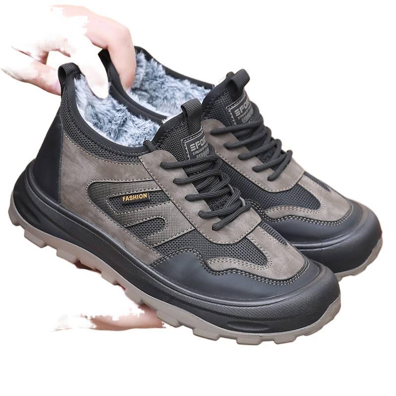2025年新作 メンズ 保温裏起毛 アウトドア スポーツ スニーカー