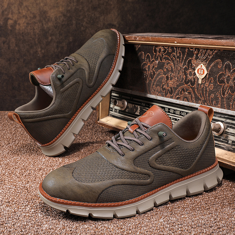 メンズ 通気性 スポーツカジュアルシューズ