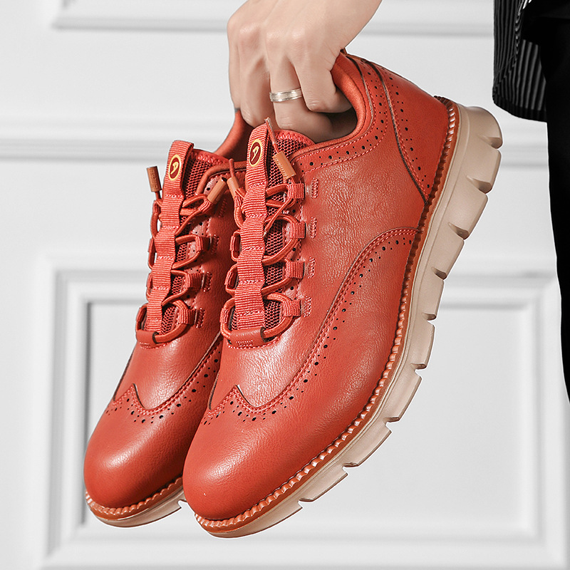 快適でクラシックなブリティッシュスタイル メンズカジュアル革靴