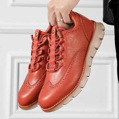 快適でクラシックなブリティッシュスタイル メンズカジュアル革靴