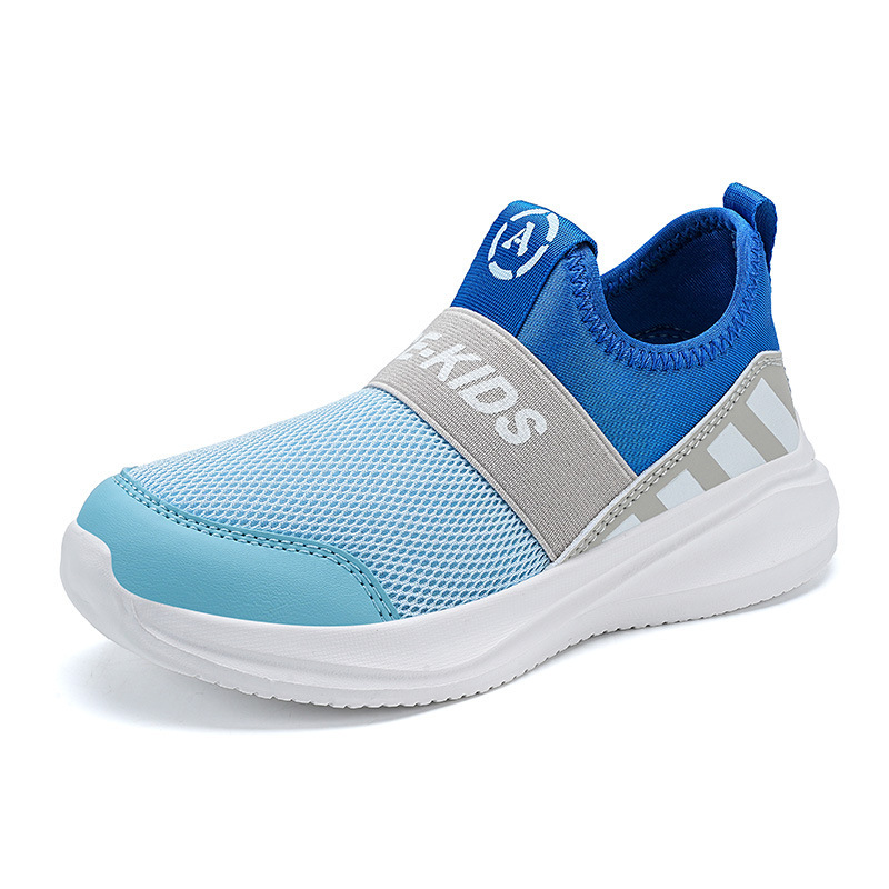 新登場！キッズ 通気メッシュ スリッポンスニーカー 子供用 運動靴