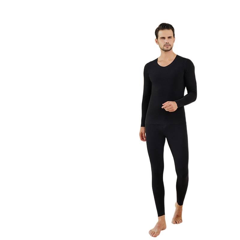 メンズ シームレス 発熱 モダール 保温 インナー セット