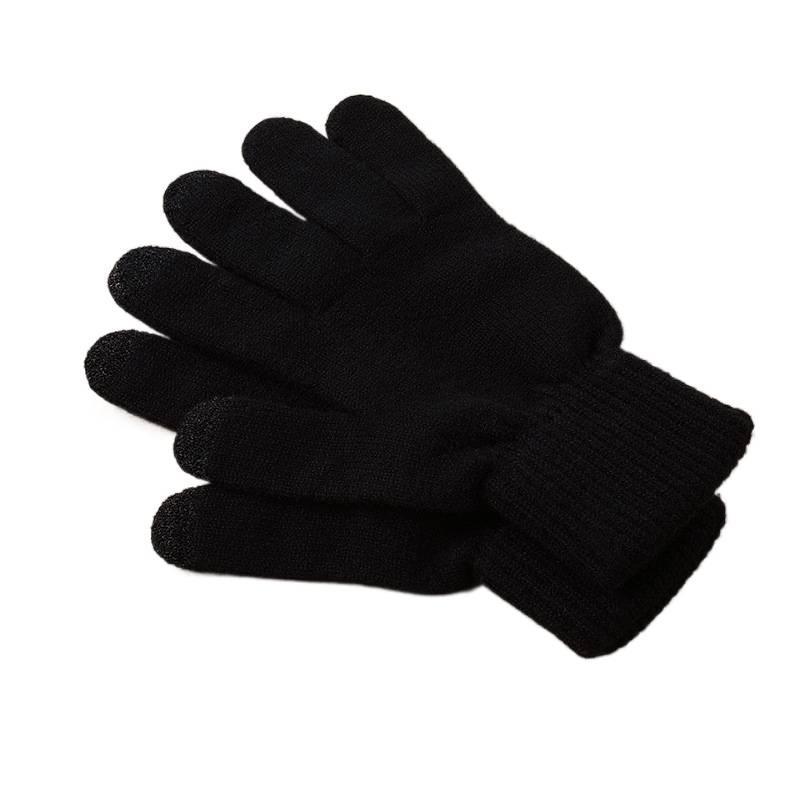 100%ウール メンズ タッチパネル対応防寒グローブ