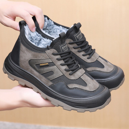 2025年新作 メンズ 保温裏起毛 アウトドア スポーツ スニーカー