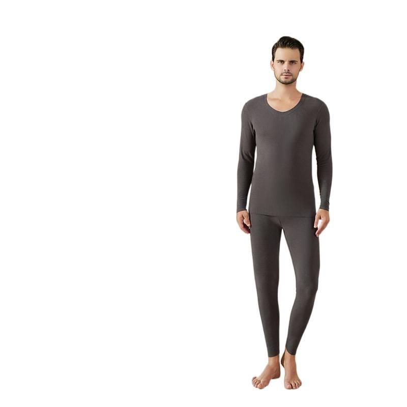 メンズ シームレス 発熱 モダール 保温 インナー セット
