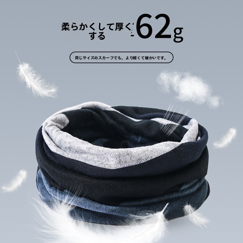メンズ 2WAY フード付き 防寒 ネックウォーマー