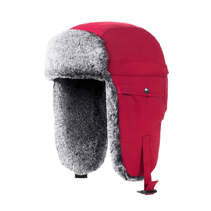 うさぎモチーフ 厚手 防寒 フライトキャップ