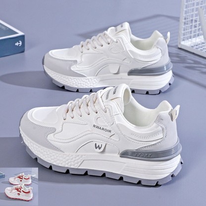 足が小さく見える！2025 秋新作 厚底 ユニセックス トレンドスニーカー