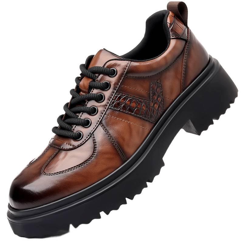 メンズ 厚底 ビッグトゥシューズ 〜欧美トレンド かっこいい 高見え〜