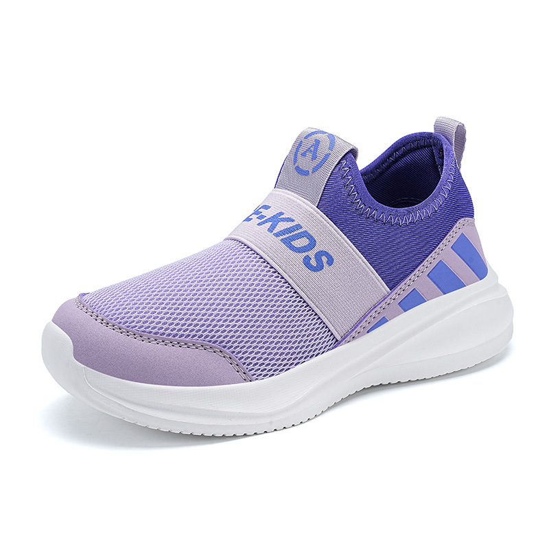 新登場！キッズ 通気メッシュ スリッポンスニーカー 子供用 運動靴