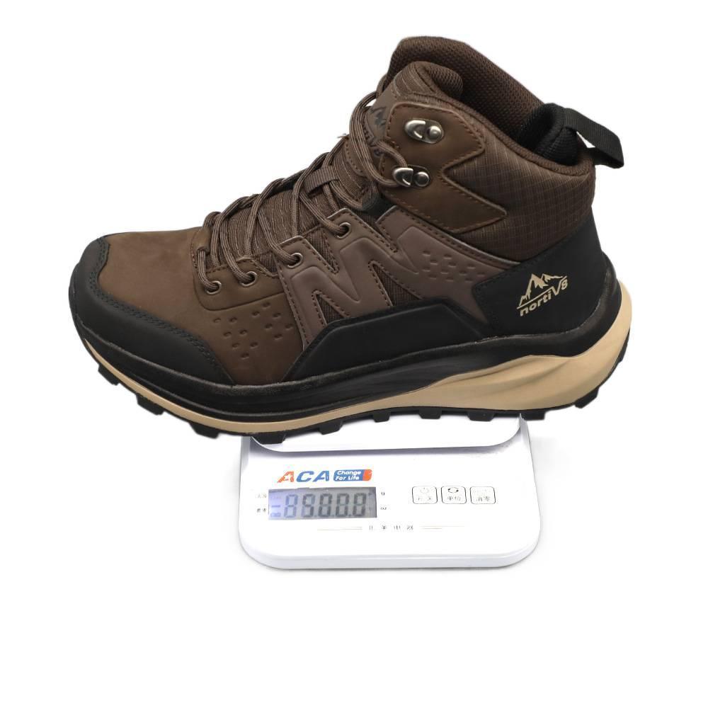 メンズ ファーストレザー 防水 滑り止め トレッキングショートブーツ