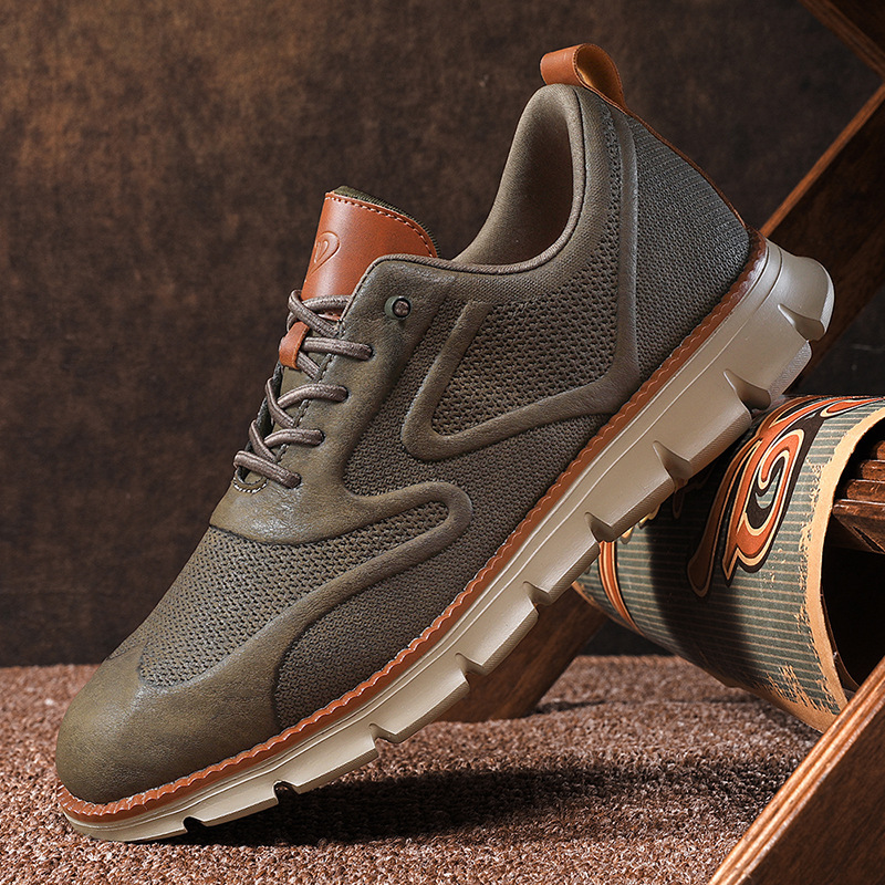 メンズ 通気性 スポーツカジュアルシューズ