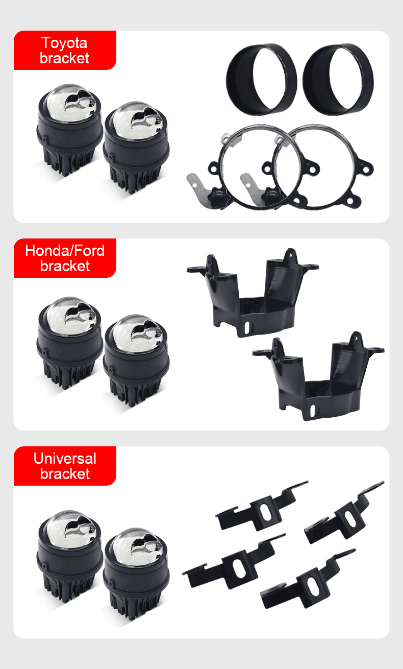 Universal Fog Light Bracket for Car Motorcycles Pickup Truck Sedans SUV Multi Functional Suitable Various Vehicle Modifications