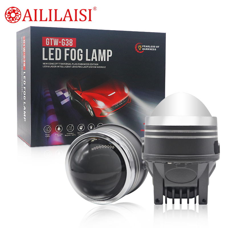 3.0Inch Led Fog Light Projector Lamp Laser for Universal Ford Focus Mk2 Mustang Gt Parts Ecosport Headlight Explorer Everest