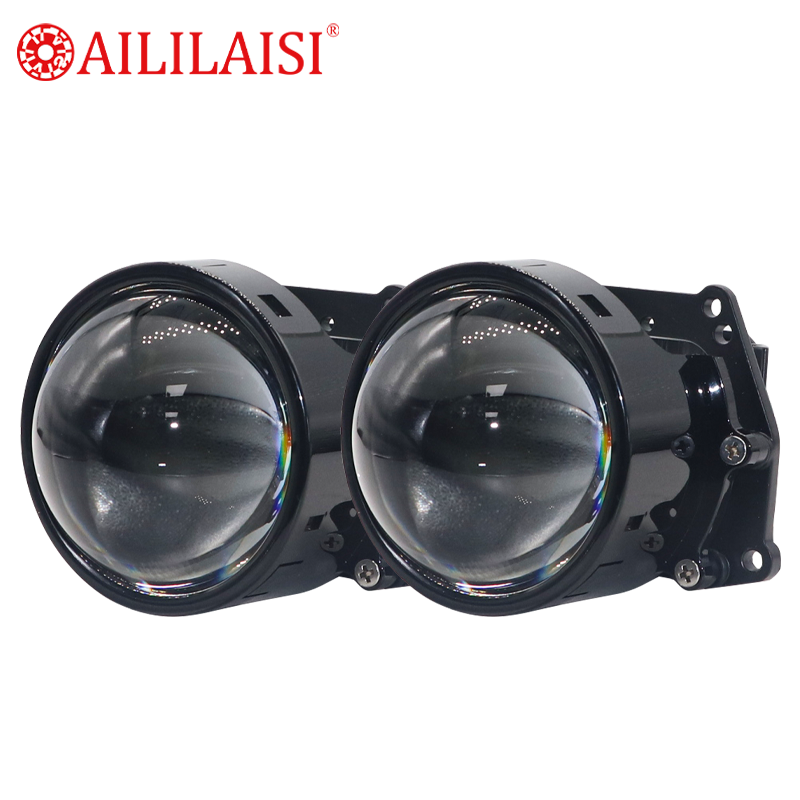 Aililaisi High Power LED Headlight Spotlight Dual Lights 3Inch Bifocal Automobile Modification for Universal Honda Accord 2017