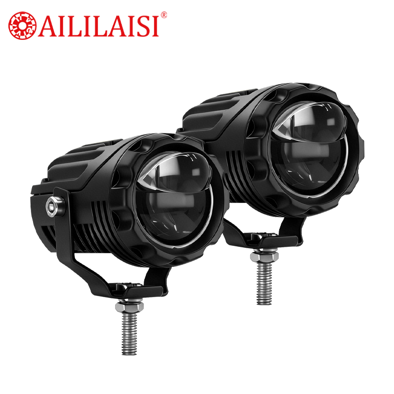 AIlillaisi Driving Automobile Lamp Fog Light Double SpotlightCar Motorcycle General High Low Beams for Universal Headlight Bulbs