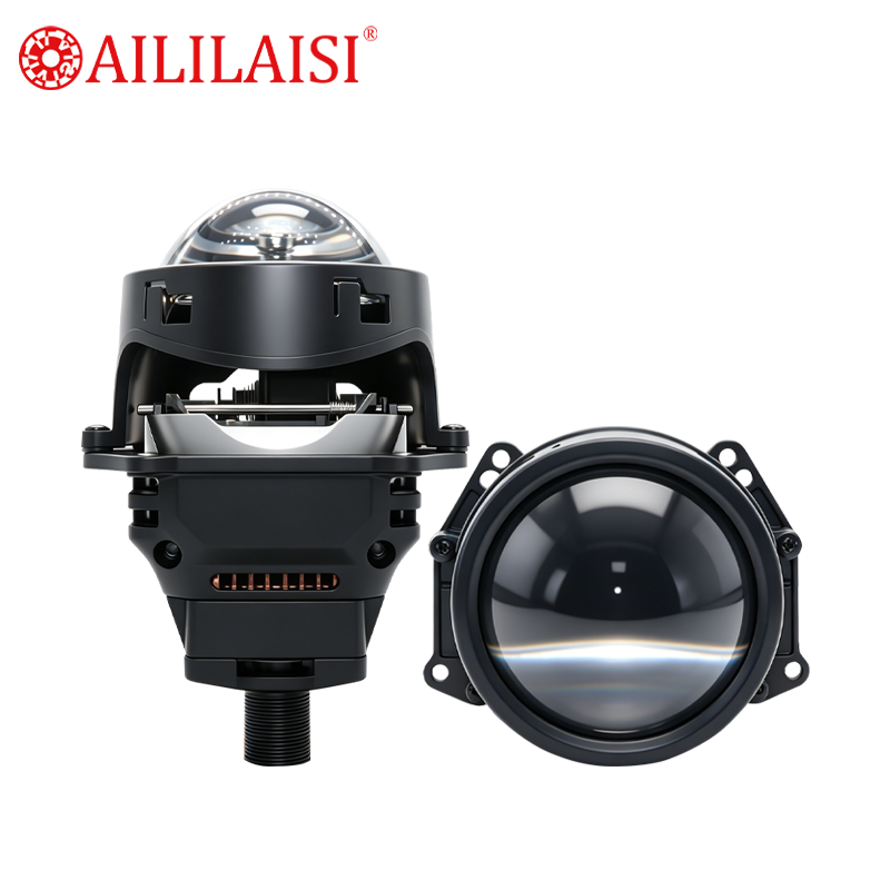 High Power Bi LED Projector Lens Headlight 3Inch Dual Lens Laser Headlamp Super Bright Car Lighting System 12V Auto Modification