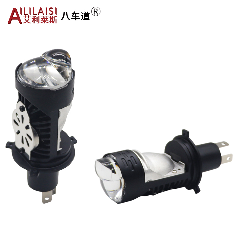 OEM H4 Bi LED Dual Lens Motorcycle car Headlight Wireless Projector Auto Hi/Lo Headlamp Plug Play Cooling Fan H7 H11 9006 mini