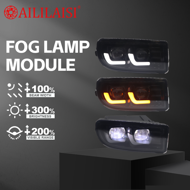 Bifocal Conversion Fog Lamp Projector Light Bi LED Lens Beam Laser Modification for Toyota Land Cruiser Ickup LC100 200 Car 2024