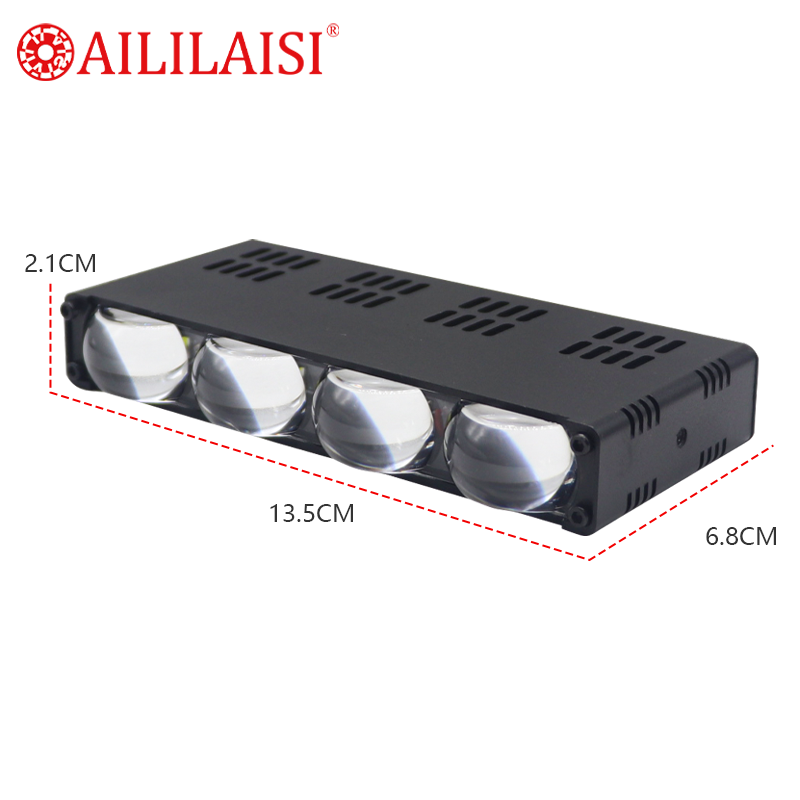 Aililaisi I40 Custom Logo Laser Projector LED Driving Fog Lights Auxiliary Spot for White Yellow Medium Screen Spotlight Ca