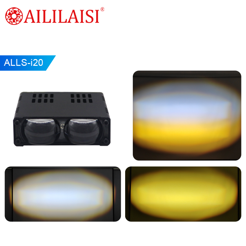 I20 LED Lens Spotlights Headlight Bulb Fog Driving Lights for Motorcycle Accessories Long Range Brightness Strong Penetration