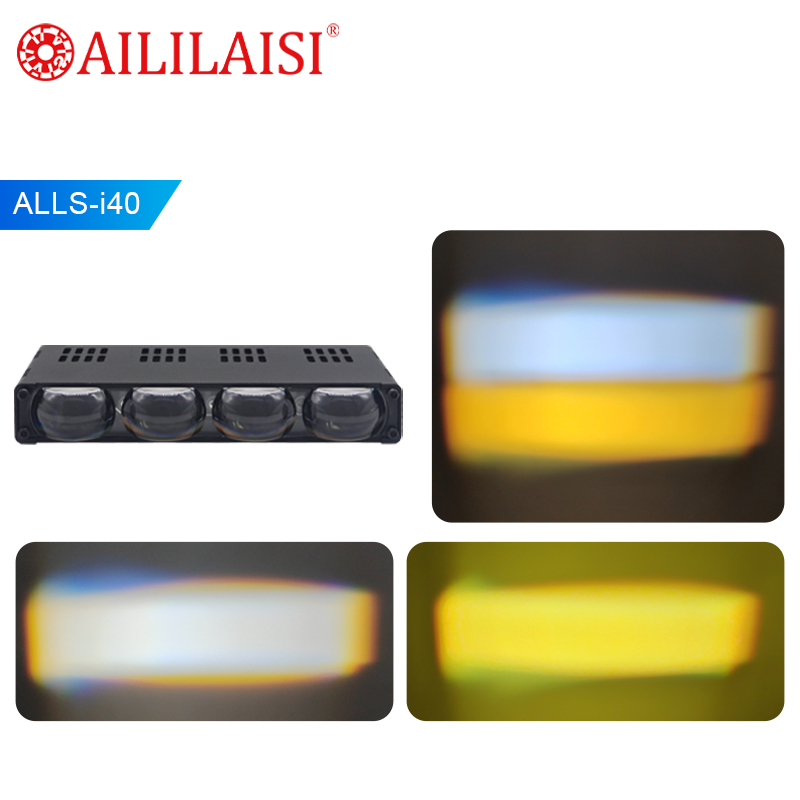 Aililaisi I40 Custom Logo Laser Projector LED Driving Fog Lights Auxiliary Spot for White Yellow Medium Screen Spotlight Ca