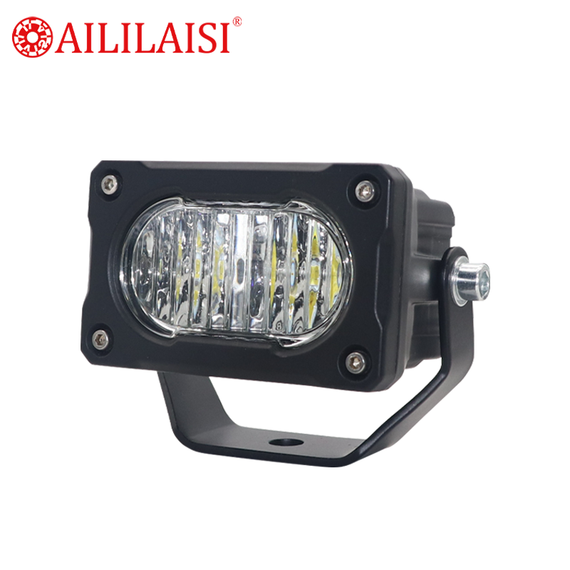 White Led Work Lamp Fog Light Pods White Yellow Motorcycle Row Kit Housing Multi-Function Running Spot Lights Combo Beam Car