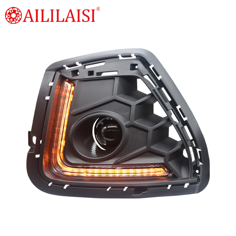 AIlilaisi 2.5Inch Fog Lamp Lens Projector Light Bi Led for Hyundai Custo 2020-2025 Waterproof and Anti-Fog Turn Signal Factory