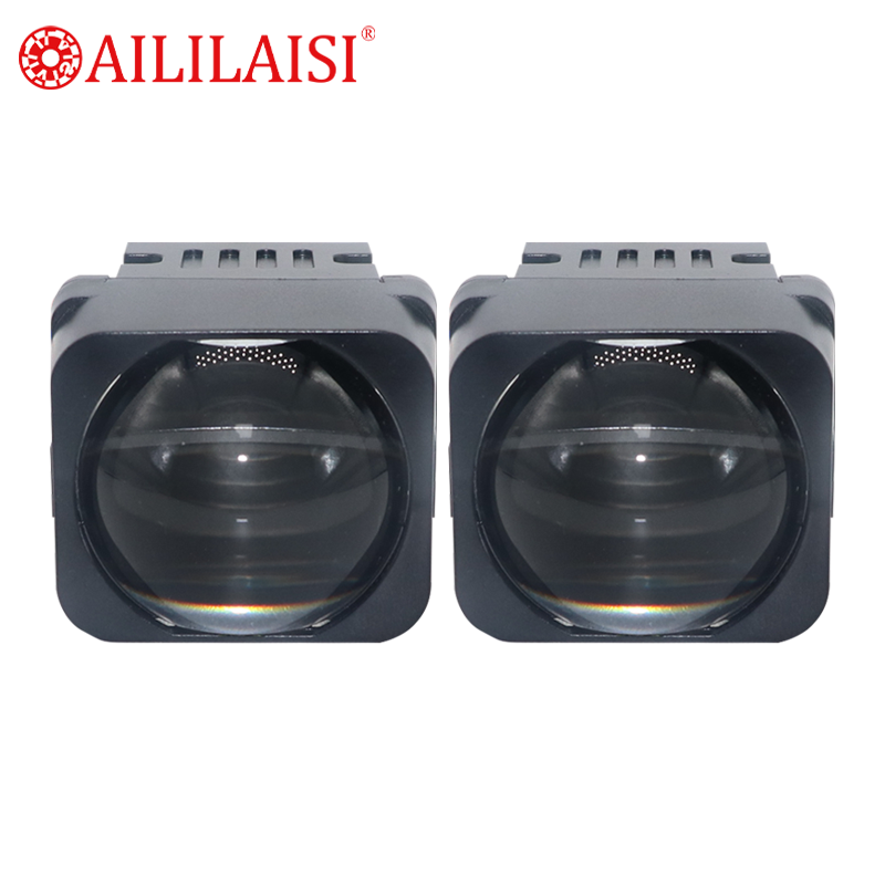 1.5Inch Double Headed Lens Bi LED Bifocal Projector Headlight High/Low Laser Beam 6000K Ambient Lighting for ford fusion BMW E91