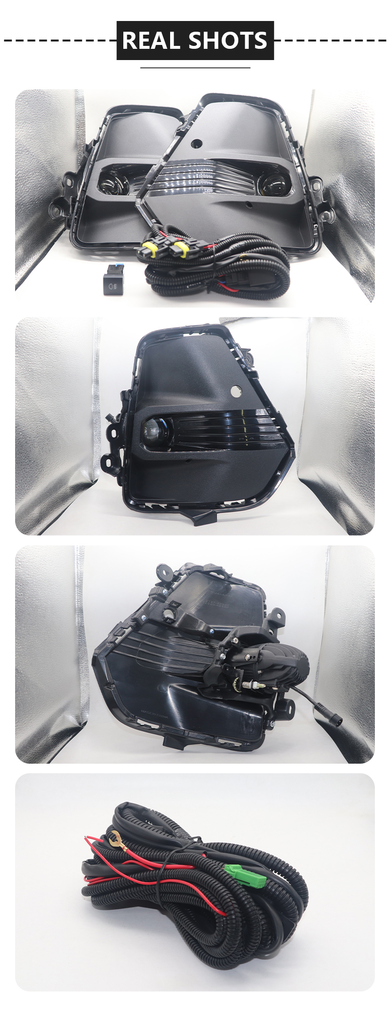 [Copy]AILILAISI 2 Inch Bi-LED Fog Lamp Dual Beam Projector Light OE Fit for Chery Arrizo 8 Fulwin A8 2022-2025 Automotive Front Foglight Upgrade