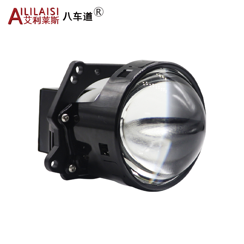 12V 3inch Bi Led Projector Lens Headlight For Car Accessories Headlamp Retrofit 6000K 46W H7 H4 LED Auto motorcycle goods train