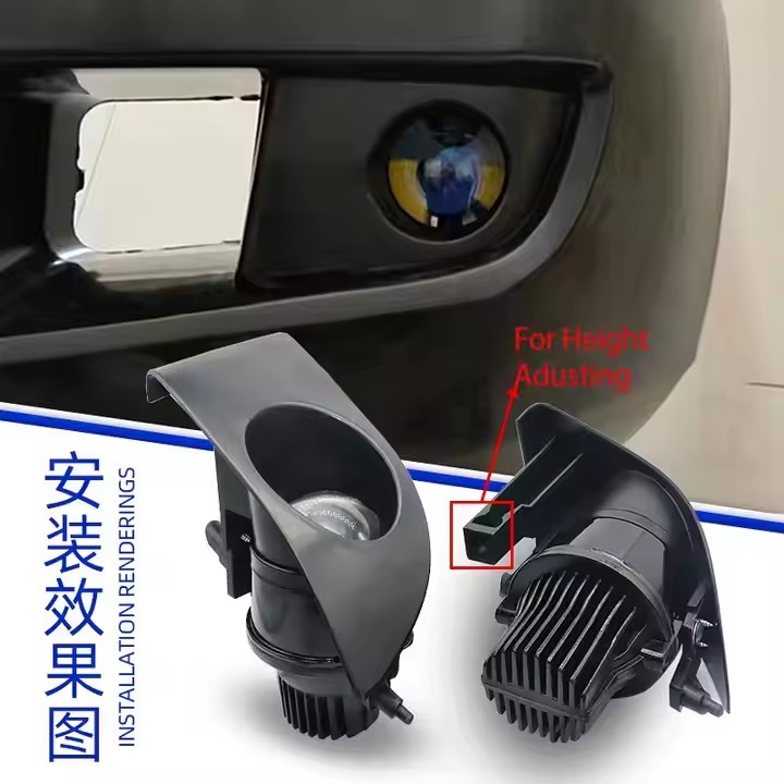 Aililaisi Wholesale for Toyota Prado LC120 2003-2009 Led Projector Bifocal Lens Fog Lamp High Low Beam Upgrade Retrofit