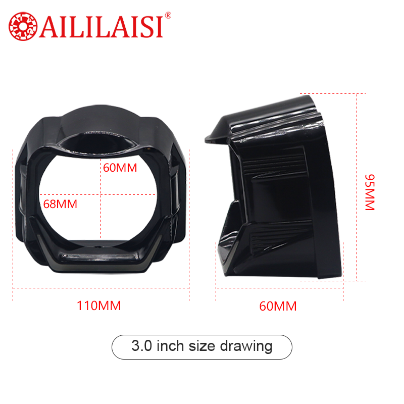 Universal 3.0 Inch Decoration Cover Lamps motorcycle Headlamp daytime shade FOR ALL CAR decorative retrofitted upgrade Daylight