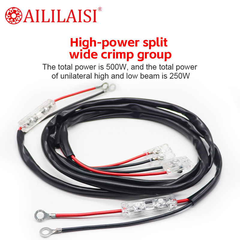 9th Generation Universal Car Light Accessories H4 Line LED Projector with Auto Lights Decoding Wire Harness Wide Pressure Group