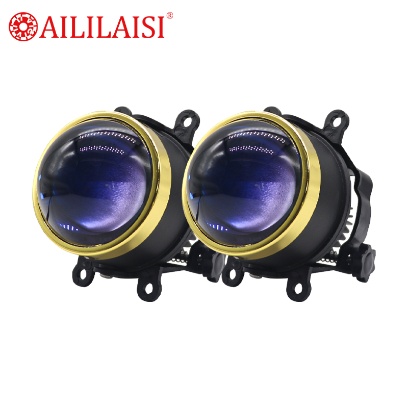3.0inch 35W Projector Headlight RGB 12V Car Headlamp Universal Car Accessories Bi Led Fog Light Lamp IP68 Bluetooth APP Control
