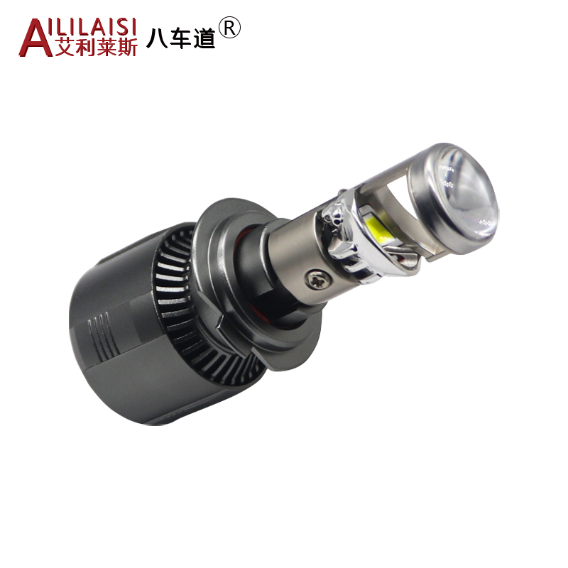 Super Bright Projector Headlight Lens Small lens LED bulb H4 Car Bi Luces for Universal motorcycle H1 H3 880 881 H7 H8 H11 H13