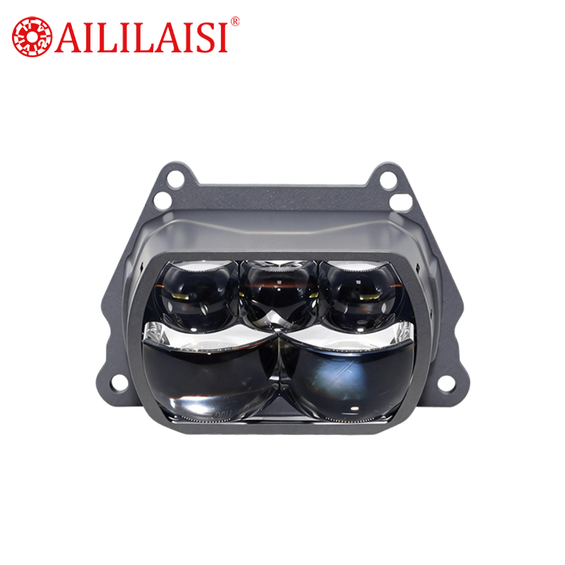 3 Inch 5Lens Bifocal Projector Bi LED High Low Beam Headlamp Spotlight High Power Laser Square Projector Super Bright Headlight