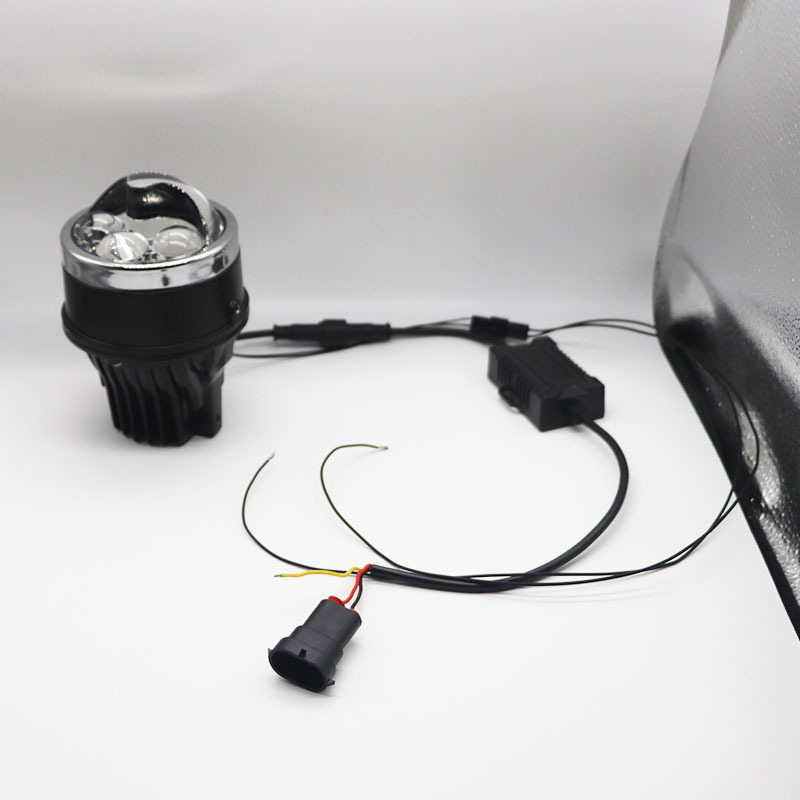 Aililaisi 3 inch Fog Light LED Dual Beam Fog Lamp Projector Lens Laser bifocal for Pickup Universal car BMW Benz Honda toyota