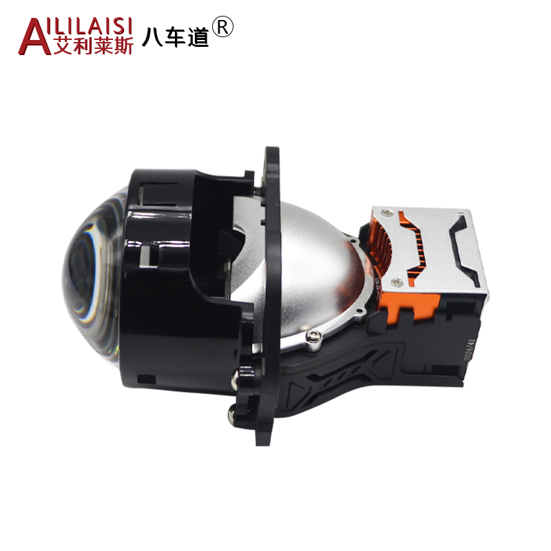 h4 h7 headlights bi led projector lens high low beam car bulbs 12V auto lighting 6000K 3 Inch Automotive Lighting System with